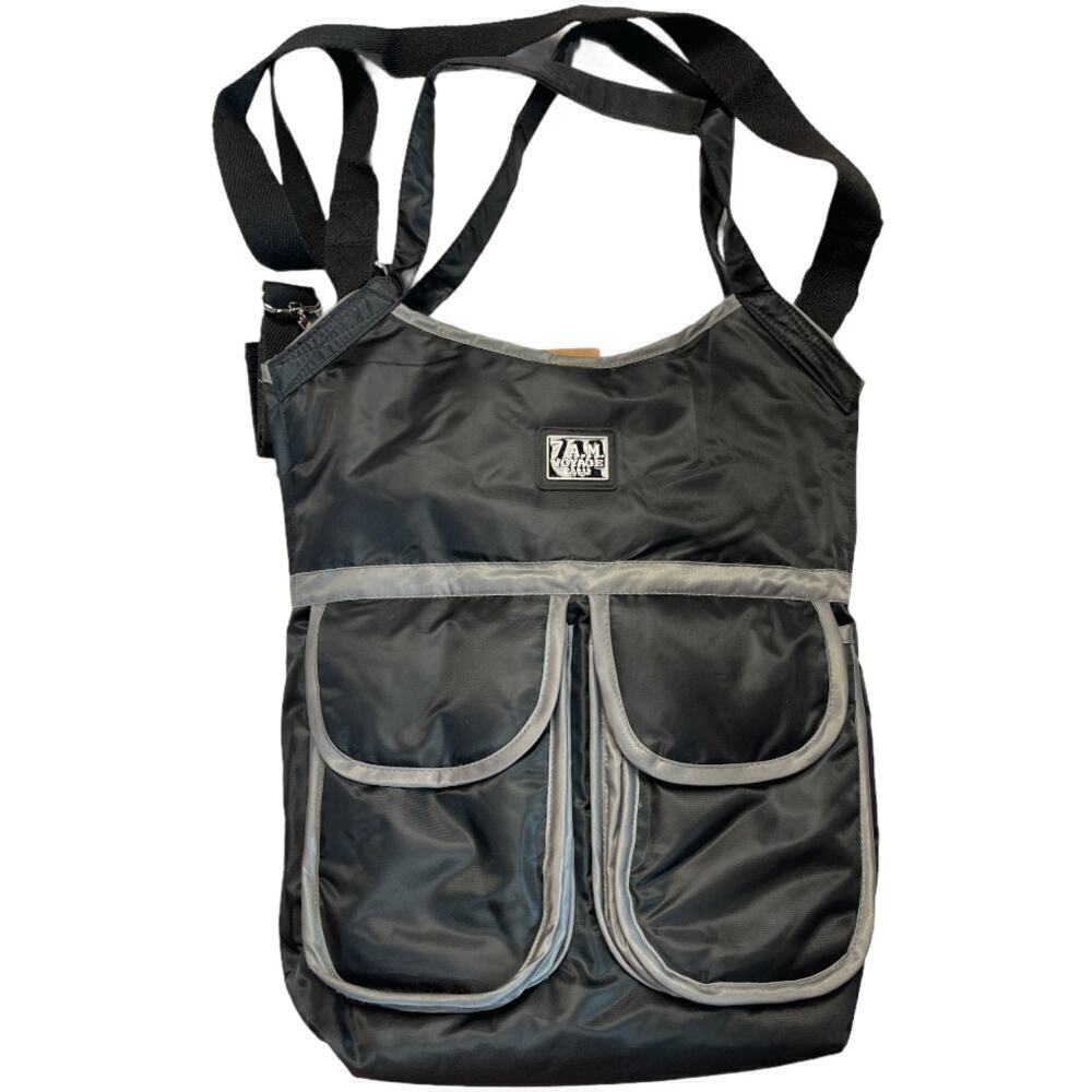 7 A.M Voyage Black Stroller Diaper Bag With Pad